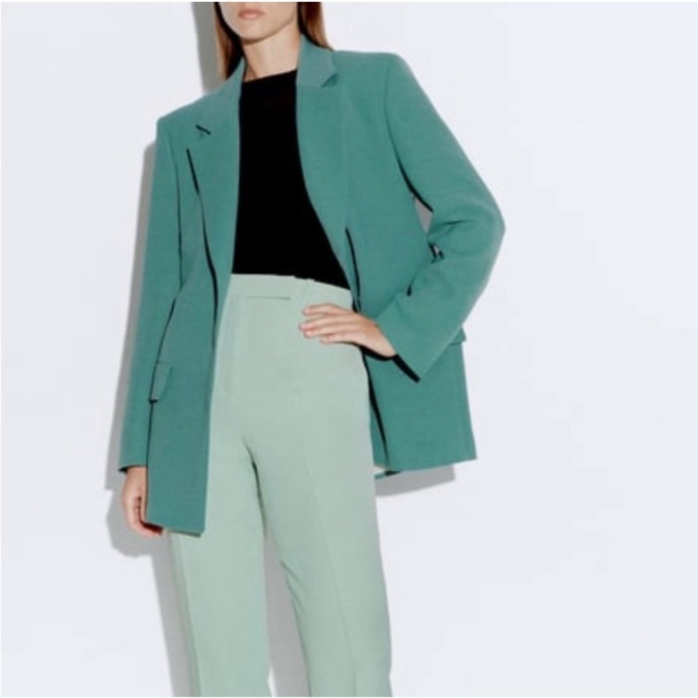Zara Sage Blazer